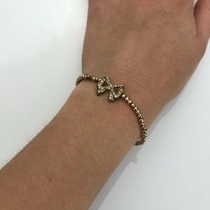 🥑Gold Diamond Bow Bracelet🥑